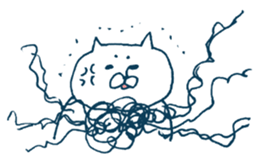 Hairy creature 3 sticker #8742203