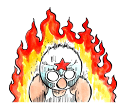 ultimo super star PRO-WRESTLING sticker sticker #8743279