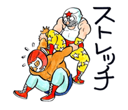 ultimo super star PRO-WRESTLING sticker sticker #8743287