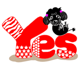 Toy Poodle named Chiroru sticker #8743810