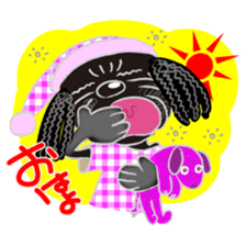 Toy Poodle named Chiroru sticker #8743812