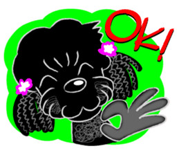 Toy Poodle named Chiroru sticker #8743818