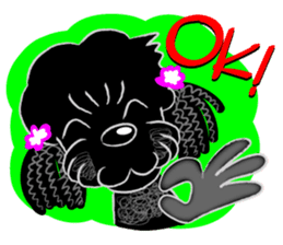 Toy Poodle named Chiroru sticker #8743818
