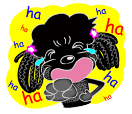 Toy Poodle named Chiroru sticker #8743829