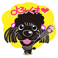 Toy Poodle named Chiroru sticker #8743830
