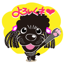 Toy Poodle named Chiroru sticker #8743830