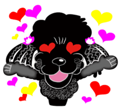 Toy Poodle named Chiroru sticker #8743831