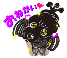 Toy Poodle named Chiroru sticker #8743840