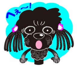 Toy Poodle named Chiroru sticker #8743845