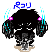 Toy Poodle named Chiroru sticker #8743846