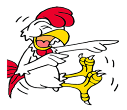 Meet You G chicken& Frog sticker #8744017