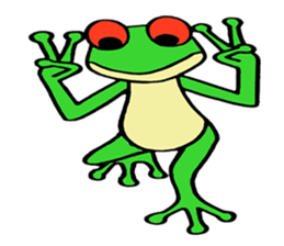Meet You G chicken& Frog sticker #8744022