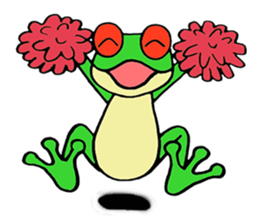 Meet You G chicken& Frog sticker #8744026