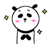 Panda Sasano kun sticker #8744331
