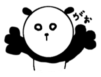 Panda Sasano kun sticker #8744357