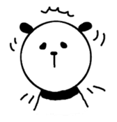 Panda Sasano kun sticker #8744358