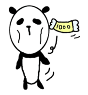 Panda Sasano kun sticker #8744365