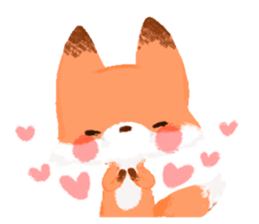ABEKAWA the Fluffy Fox sticker #8744709