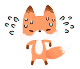 ABEKAWA the Fluffy Fox sticker #8744722