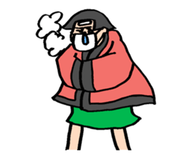 The strongest school girl KAWORIN 2nd sticker #8744790