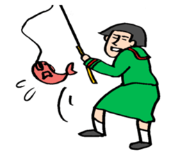 The strongest school girl KAWORIN 2nd sticker #8744809