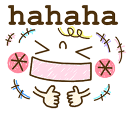 Cute emoticons. English Hen 2 sticker #8745274