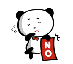 Strange Panda Rosso sticker #8745427