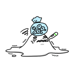 Sticker of living toothpaste sticker #8745765