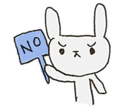 Faintness Rabbits sticker #8746145