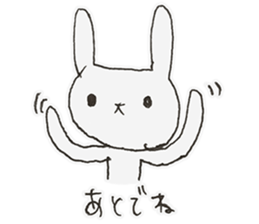 Faintness Rabbits sticker #8746152