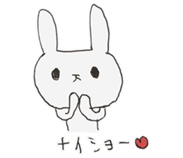 Faintness Rabbits sticker #8746162