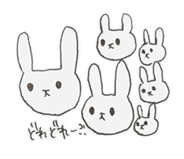 Faintness Rabbits sticker #8746164