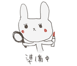 Faintness Rabbits sticker #8746165