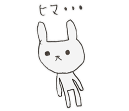 Faintness Rabbits sticker #8746170