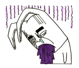 Strange rabbit to come look profusely sticker #8746512