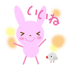 momousa and  little bird sticker #8746625