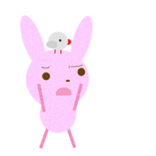 momousa and  little bird sticker #8746628