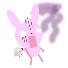 momousa and  little bird sticker #8746633