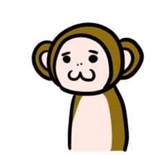 Unpopular monkey sticker #8746762