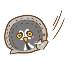A lot of great grey owl sticker #8747427