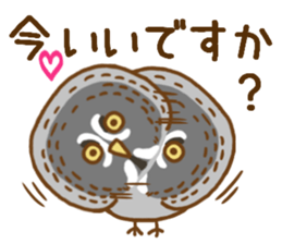 A lot of great grey owl sticker #8747432