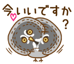 A lot of great grey owl sticker #8747432