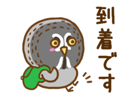 A lot of great grey owl sticker #8747444