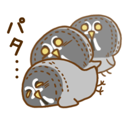 A lot of great grey owl sticker #8747452