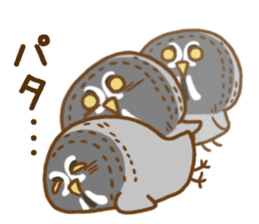 A lot of great grey owl sticker #8747452