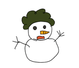 Afro man ! ~winter~ sticker #8747700