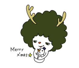 Afro man ! ~winter~ sticker #8747704