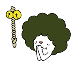 Afro man ! ~winter~ sticker #8747707