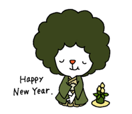 Afro man ! ~winter~ sticker #8747711