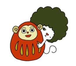 Afro man ! ~winter~ sticker #8747713